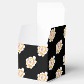PASTEL YELLOW PEONY PATTERN GESCHENKSCHACHTEL (Geöffnet)