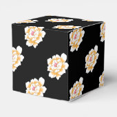 PASTEL YELLOW PEONY PATTERN GESCHENKSCHACHTEL (Rückseite)
