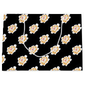 PASTEL YELLOW PEONY PATTERN GROßE GESCHENKTÜTE (Vorderseite)