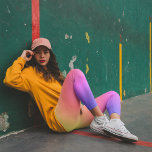 Pastel Yellow Periwinkle Rainbow Ombre Leggings<br><div class="desc">Gelb,  Korallen,  Rosa,  Lavendel und Winkeln ombre Ihre Yoga-Training. Leichte oder pastellfarbene Regenbogenfarben. Fügen Sie personalisierten Text hinzu,  wenn Sie möchten.</div>