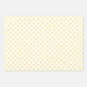 Pastel Yellow Polka Dot Spring Geschenkpapier Set (Vorderseite 3)