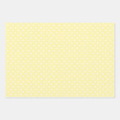 Pastel Yellow Polka Dot Spring Geschenkpapier Set (Vorderseite 2)