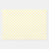 Pastel Yellow Polka Dot Spring Geschenkpapier Set (Vorderseite)