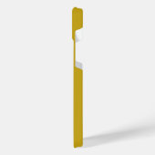 pastel yellow Shades Shadow Monogram modern name iPhone Hülle (Linke Seite)