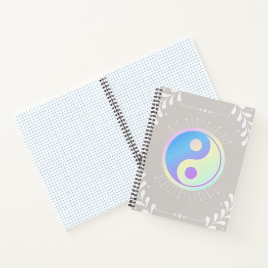 Pastel Yin-Yang notebook Notizblock (Innenseite)