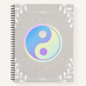Pastel Yin-Yang notebook Notizblock (Vorderseite)
