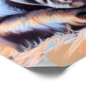 Pastel Zeichne einem französischen Bulldog III Poster (Ecke)