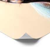 Pastel Zeichne einen französischen Bulldog Poster (Ecke)