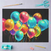 Pastel Zeichne farbenfrohe, fröhliche Bouquet von  Seidenpapier (Basteln)