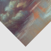 Pastel Zeichnend antikes chinesisches Pagoda-Dorf Seidenpapier (Ausschnitt)