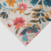 Pastel Zeichnend Blumenmuster-Block Seidenpapier (Ausschnitt)