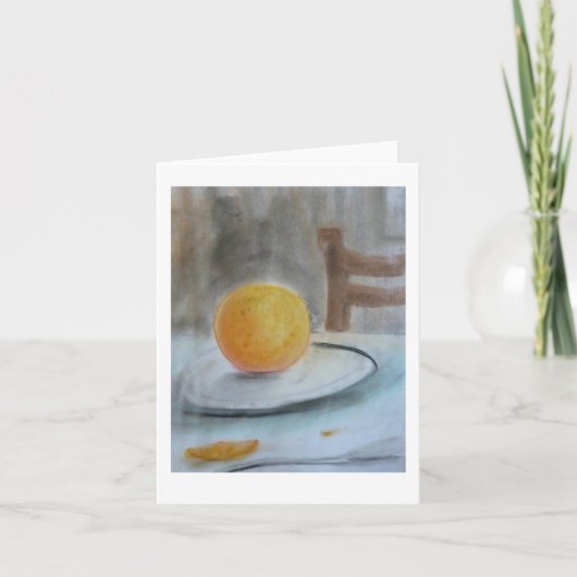 Pastel zeichnend Grußkarte von Brad Hines Karte (Vorderseite)