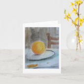 Pastel zeichnend Grußkarte von Brad Hines Karte (Gelbe Blume)