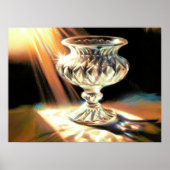 Pastel Zeichnend Kristallsubstanz im Sonnenstillle Poster (Vorne)