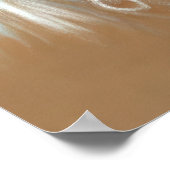 Pastel Zeichnete die Braut der 1920er Jahre Poster (Ecke)