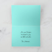 Pastel Zeichnete von Christmas Whimsical Karte (Innenseite)