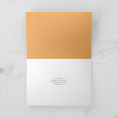 Pastel zelt bei Sonnenuntergang zum Ehemann Karte (Innenseite)