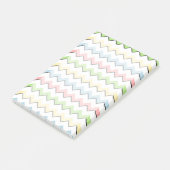 Pastel Zickzack Drop Shadow von Shirley Taylor Post-it Klebezettel (angewinkelt)