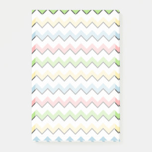 Pastel Zickzack Drop Shadow von Shirley Taylor Post-it Klebezettel