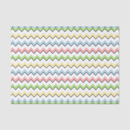 Pastel Zickzack Drop Shadow von Shirley Taylor Seidenpapier
