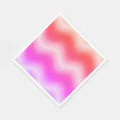 Pastel Zickzack Paper Luncheon Napkins Serviette (Ecke)