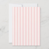 Pastel-Zirkus-Geburtstagsfeier Einladung (Rückseite)