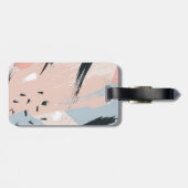 Pastelabstraktion Gepäckanhänger (Rückseite horizontal)