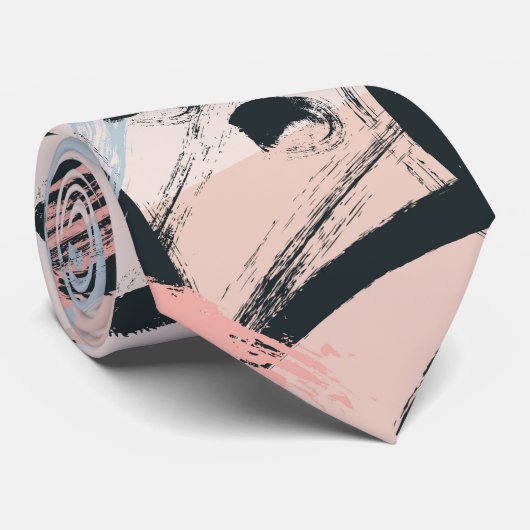 Pastelabstraktion Krawatte (Gerollt)