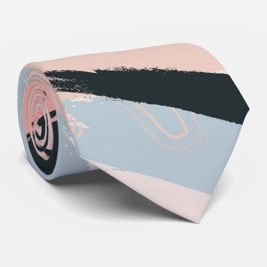 Pastelabstraktion Krawatte (Gerollt)