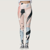 Pastelabstraktion Leggings (Vorderseite)