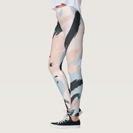 Pastelabstraktion Leggings (Links)