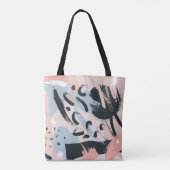 Pastelabstraktion Tasche (Rückseite)