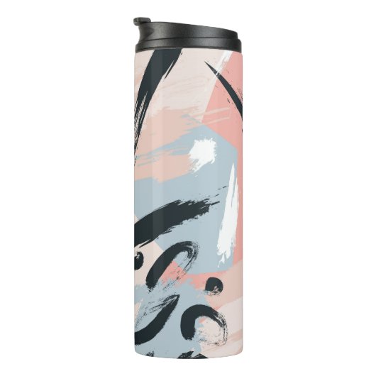 Pastelabstraktion Thermosbecher (Nach rechts gedreht)