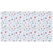 Pastelblaue Weihnachtsdekorationstabelle für die Z Tischdecke (Vorderseite (Horizontal))