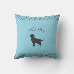 Pastelblauer Labrador Retriever - Maßgeschneiderte Kissen