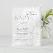 Pastelblüten Blütenblätter blühen Einladung (Stehend Vorderseite)