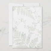 Pastelblüten Blütenblätter blühen Einladung (Rückseite)