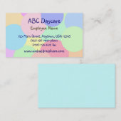 PastelBubbles Visitenkarte (Vorne/Hinten)