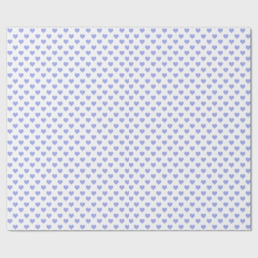 Pastelcore-Herzmuster Geschenkpapier (Saum)