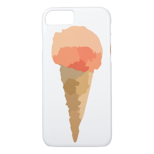 Pasteleis Sommersorbet Case-Mate iPhone Hülle (Rückseite)