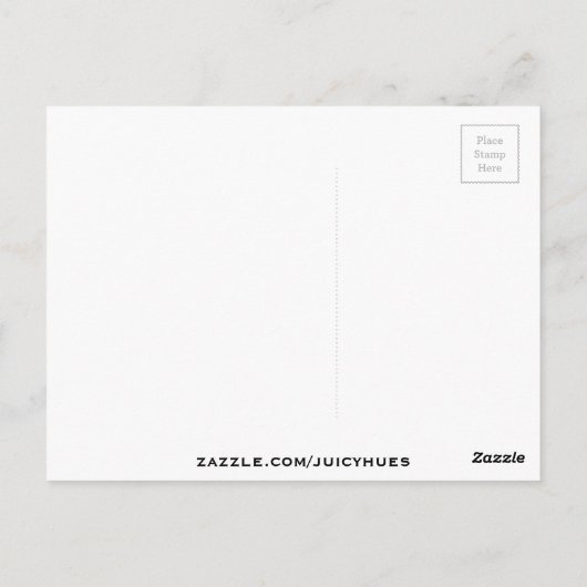 Pasteleis Sommersorbet Postkarte (Rückseite)