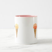 Pasteleis Sommersorbet Zweifarbige Tasse (Mittel)
