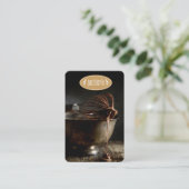 Pasteleria/Bäckerei Business Card Visitenkarte (Stehend Vorderseite)