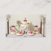 Pastelero de boda visitenkarte (Vorderseite)
