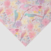 Pastelfeder-Blumenmuster 02 Seidenpapier (Detail)