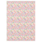 Pastelfeder-Blumenmuster 02 Tischdecke (Vorderseite)