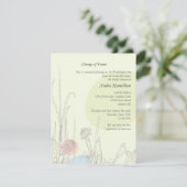 Pastelfelder Änderung der Ankündigung (Stehend Vorderseite)