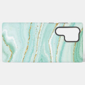 Pastelflüssiges abstraktes Marmor Samsung Galaxy Hülle (Rückseite (Horizontal))