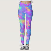 Pastelgalaxie Leggings (Vorderseite)