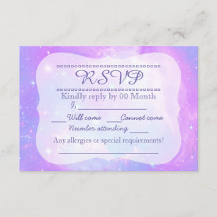 Pastelgalaxie UAWG RSVP Karte